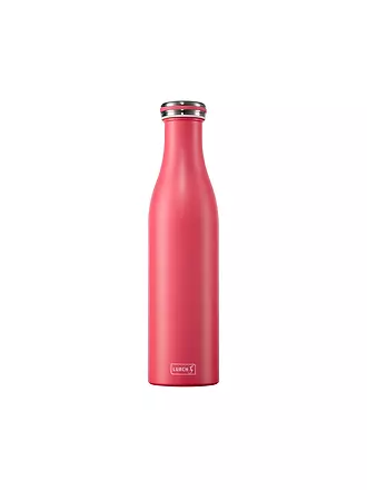 LURCH | Bouteille isotherme - Bouteille thermos en acier inoxydable 0,75 l Orange | pink